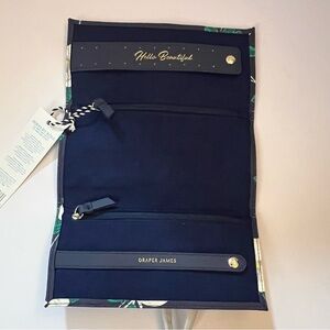 🆕Draper James Jewelry Roll Travel Case – Elegant Magnolia Print, Brand New